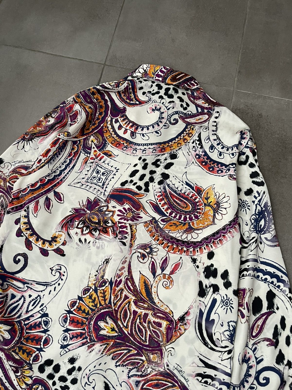 Just Cavalli !DS! AW22 Just Cavalli Paisley Viscose Shirt Size US S / EU 44-46 / 1 - 17 Thumbnail