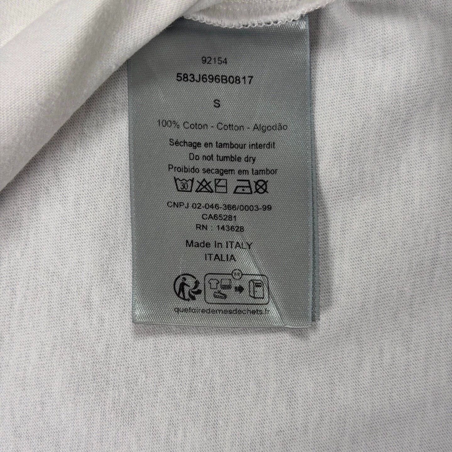 Dior Dior 25 graffiti white s/s tee S NWT Size US S / EU 44-46 / 1 - 4 Thumbnail