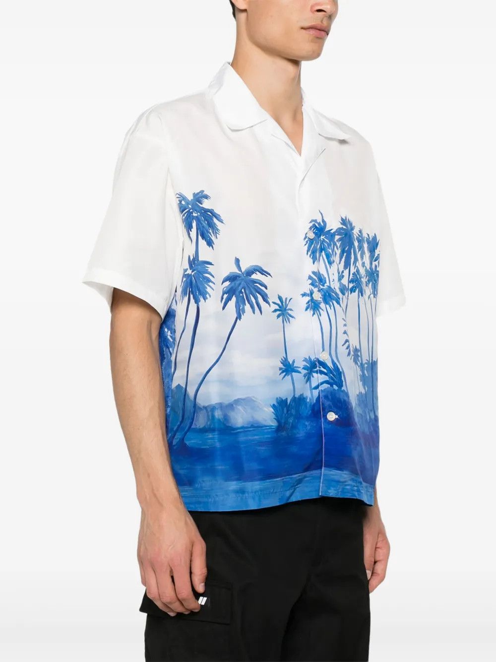 Other Palm Tree-Print Shirt – Tropical Casual Resort Style Size US M / EU 48-50 / 2 - 3 Thumbnail