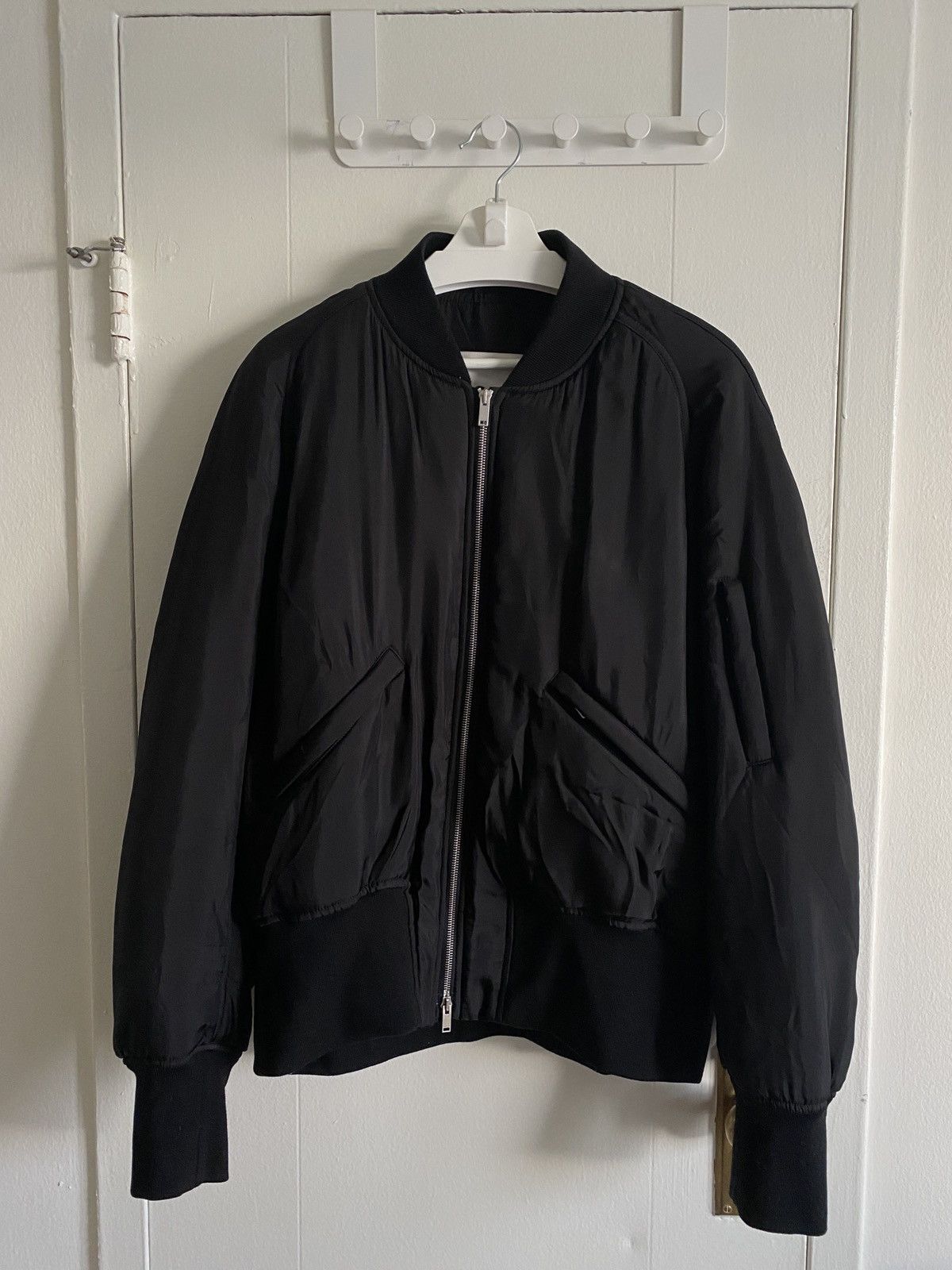 Jil Sander Jil Sander Mainline Oversized Padded Bomber Jacket Black 52 Size US L / EU 52-54 / 3 - 2 Thumbnail