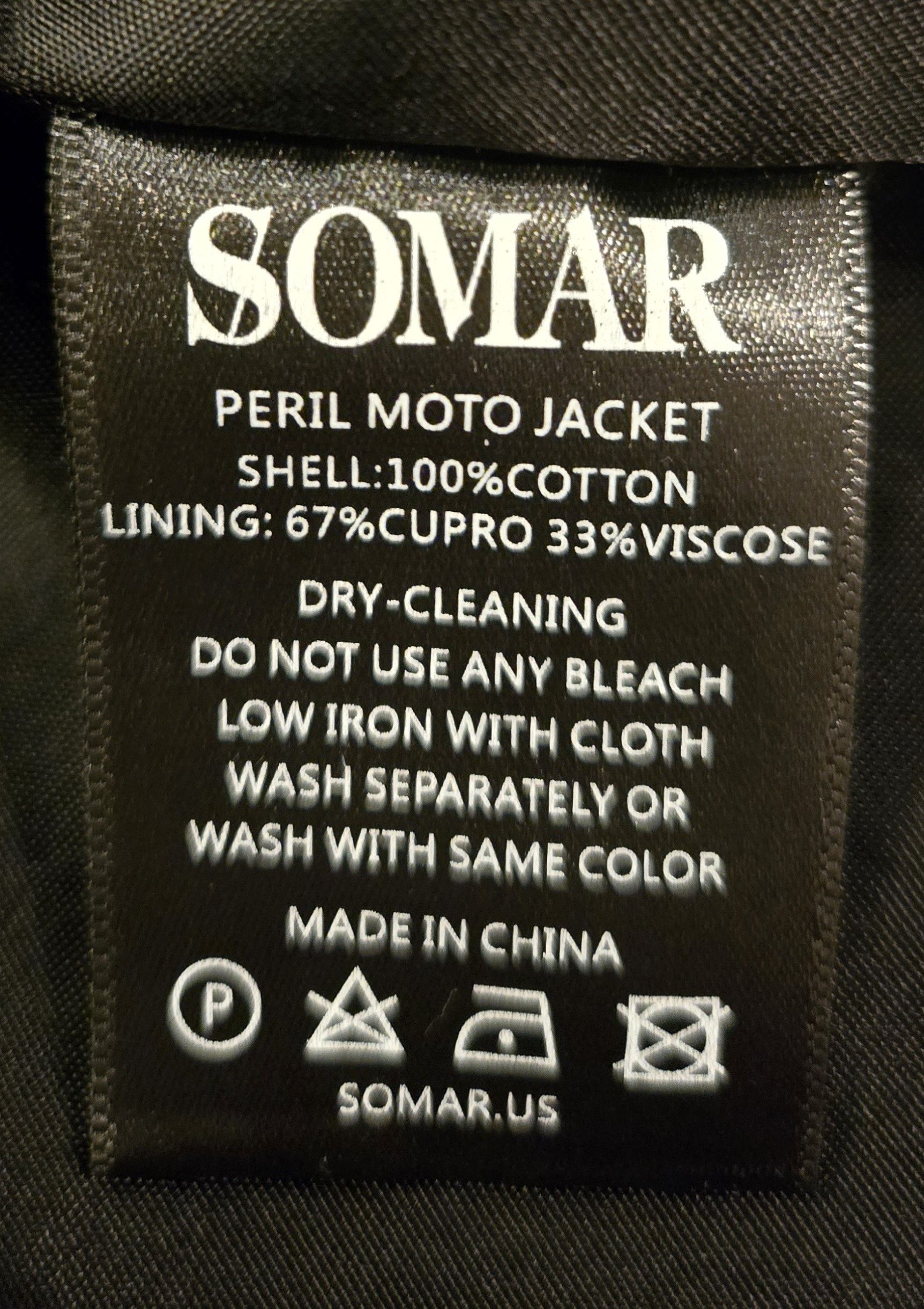 Somar PERIL WAXED MOTO JACKET Size US M / EU 48-50 / 2 - 5 Thumbnail