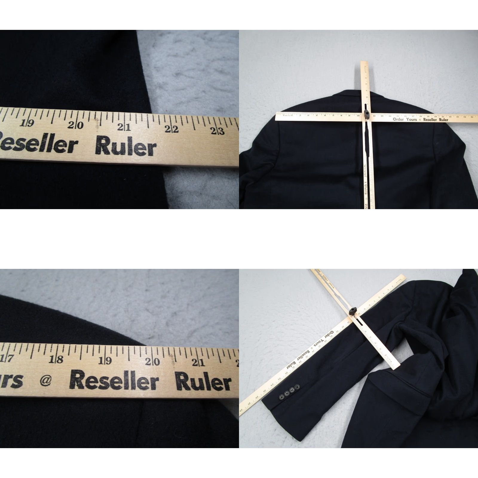 Vintage BARNEYS NEW YORK LORO PIANA Jacket Mens 42 Long Blue Blazer Size 42R - 9 Thumbnail