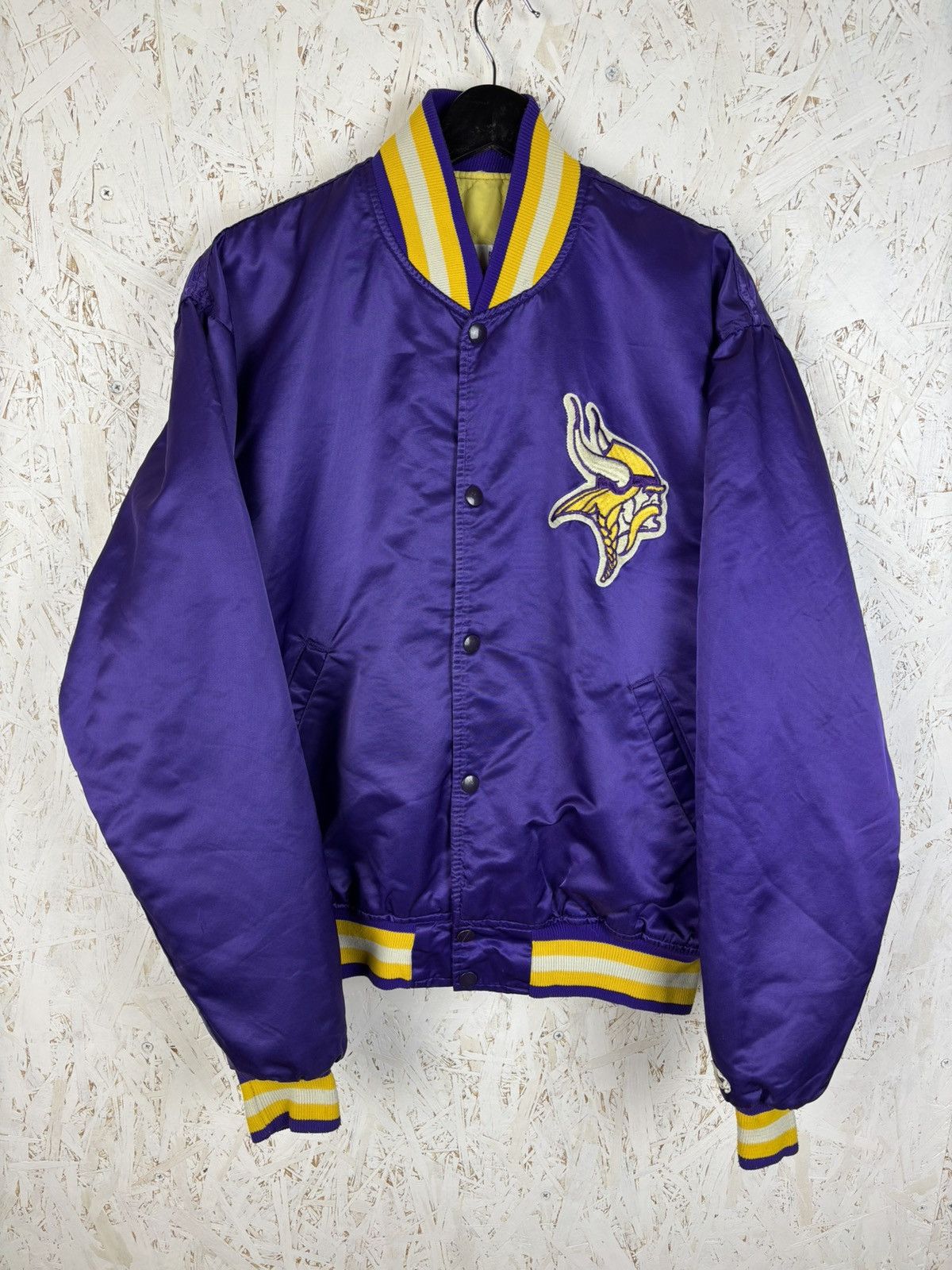 Starter 80s Starter Pro Line NHL Minnesota Vikings Satin Bomber XL Size US XL / EU 56 / 4 - 1 Thumbnail