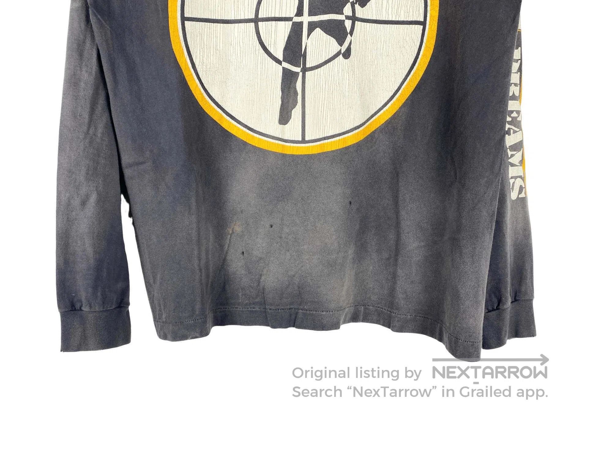 Saint Laurent Paris Saint Laurent Paris Target-centered print, distressed long Size US S / EU 44-46 / 1 - 4 Thumbnail