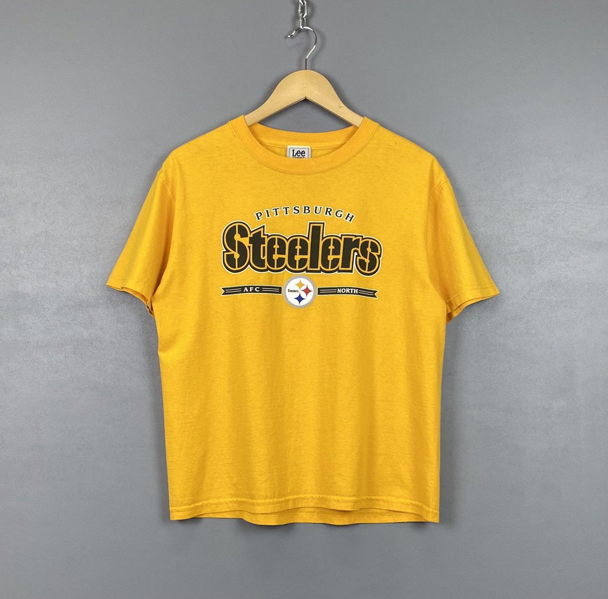 NFL Vintage Lee Sport NFL Pittsburgh Steelers T-Shirt 90s Yellow Size US M / EU 48-50 / 2 - 1 Thumbnail