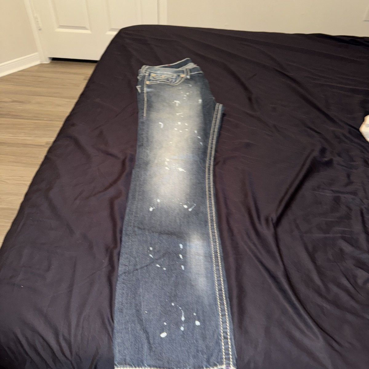 True Religion True Religion Straight Big T Stitch Flap Paint Splatter Size US 34 / EU 50 - 15 Thumbnail