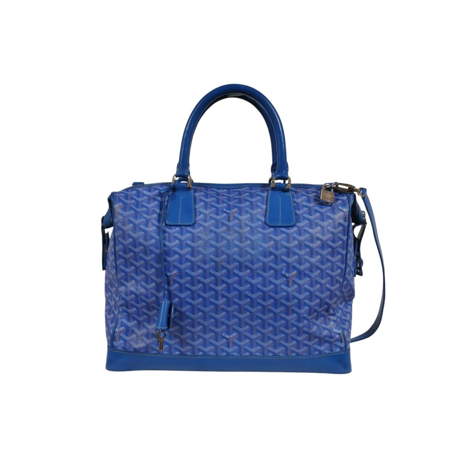 Goyard Victoria GM Blue Crossbody Travel Tote Duffle - 02486 Size ONE SIZE - 2 Thumbnail