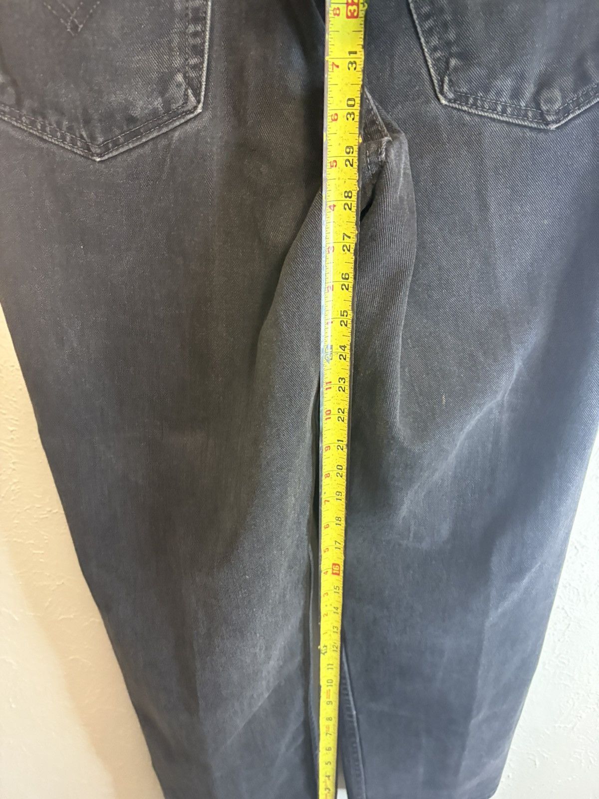 Levi's Vintage Levis 550 34x32 made in the USA black denims Size US 34 / EU 50 - 6 Thumbnail