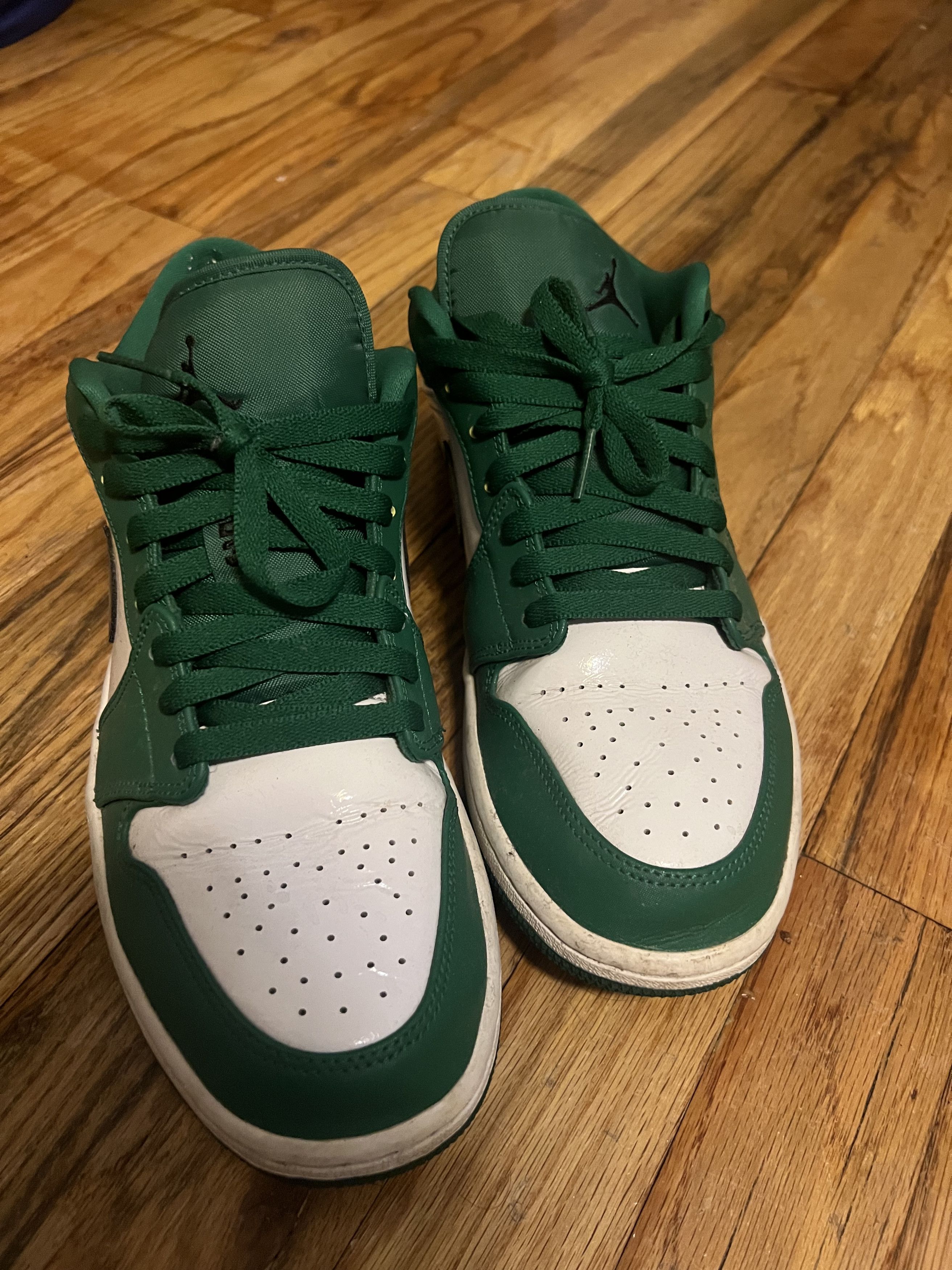 Jordan Brand Nike Jordan 1 Low Pine Green Size US 10 / EU 43 - 3 Thumbnail