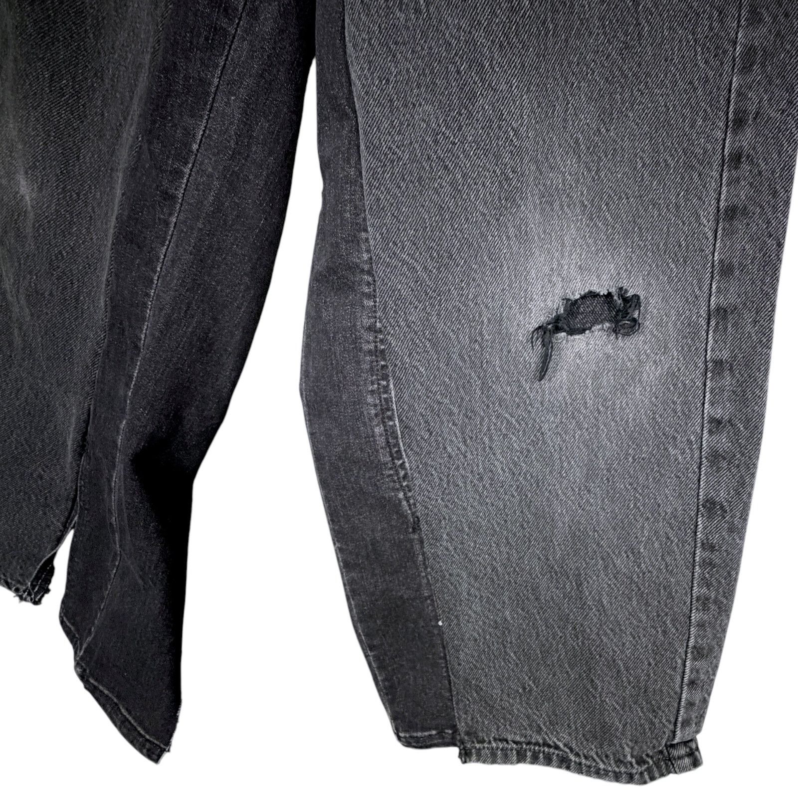 Empyre Empyre Black Wash Jeans Size 24x24 Baggy Y2K Style Custom Size 24" / US 00 / IT 34 - 6 Thumbnail