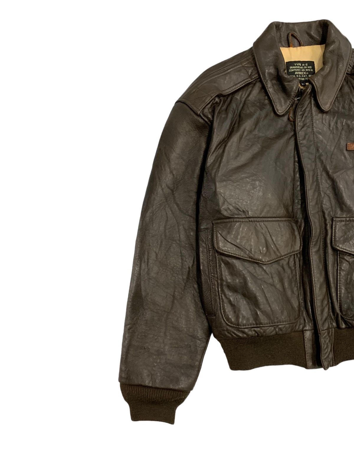 Avirex 🔥AVIREX A-2 FLYERS LEATHER JACKETS Size US XS / EU 42 / 0 - 7 Thumbnail