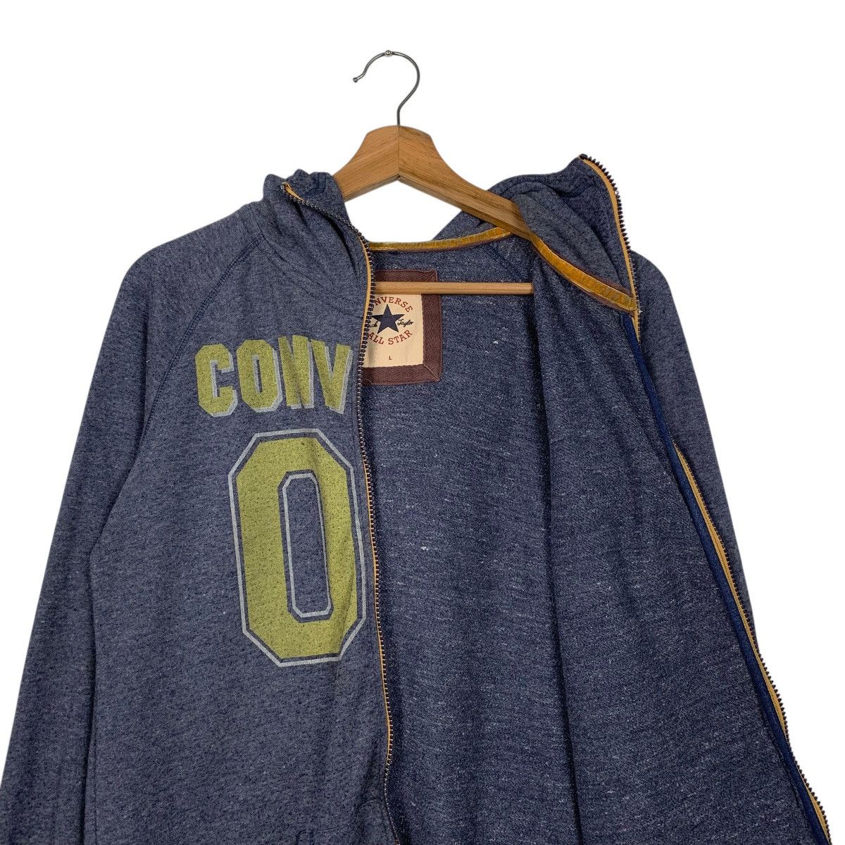 Converse Converse Big Logo Long Zipper Hoodie Size M / US 6-8 / IT 42-44 - 11 Thumbnail