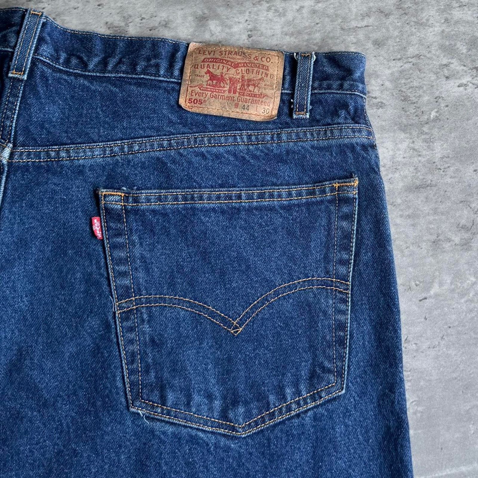 Levi's × Levi's Vintage Clothing × Vintage Vintage 90s Levi’s 505 Baggy Grunge Opium Denim Jeans Size US 43 - 3 Thumbnail