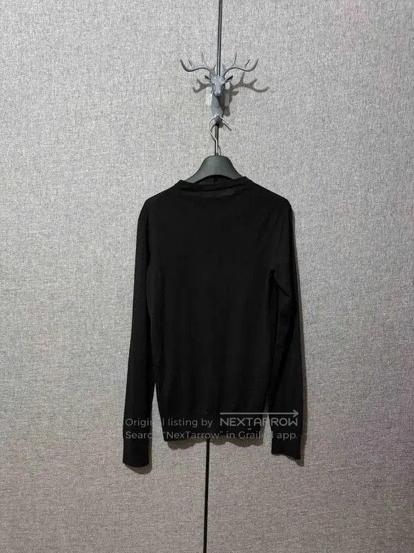 Versace Versace Black Wool Leopard Embroidery Sweater . Size US S / EU 44-46 / 1 - 4 Thumbnail