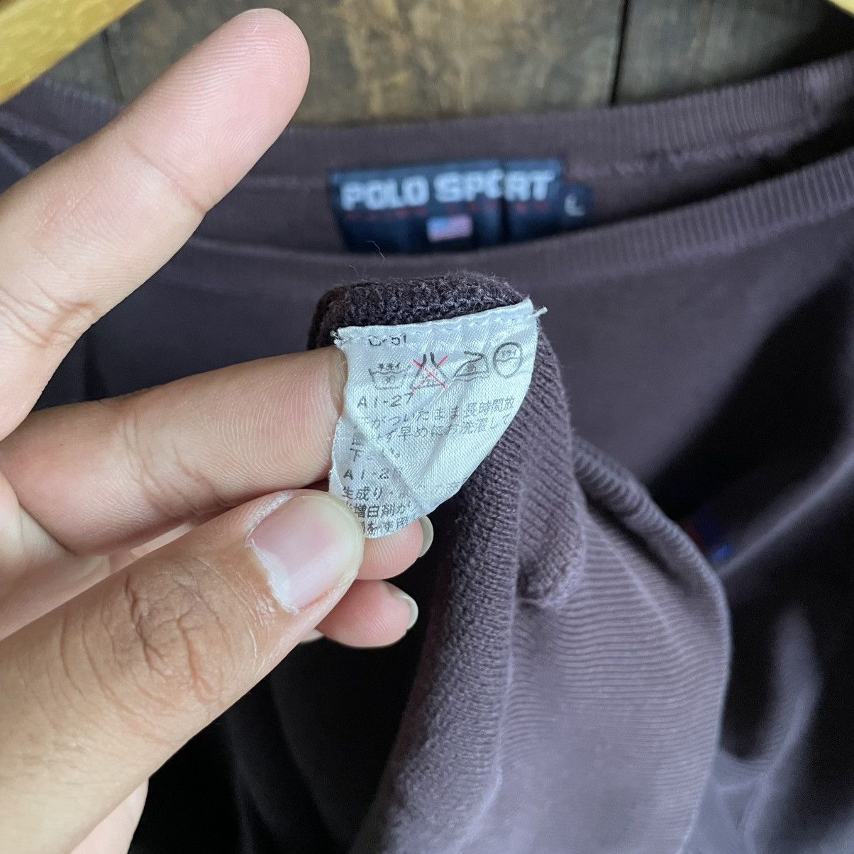 Ralph Lauren × Vintage Vintage Polo Sport Sunfaded Sweatshirt Size US L / EU 52-54 / 3 - 7 Thumbnail