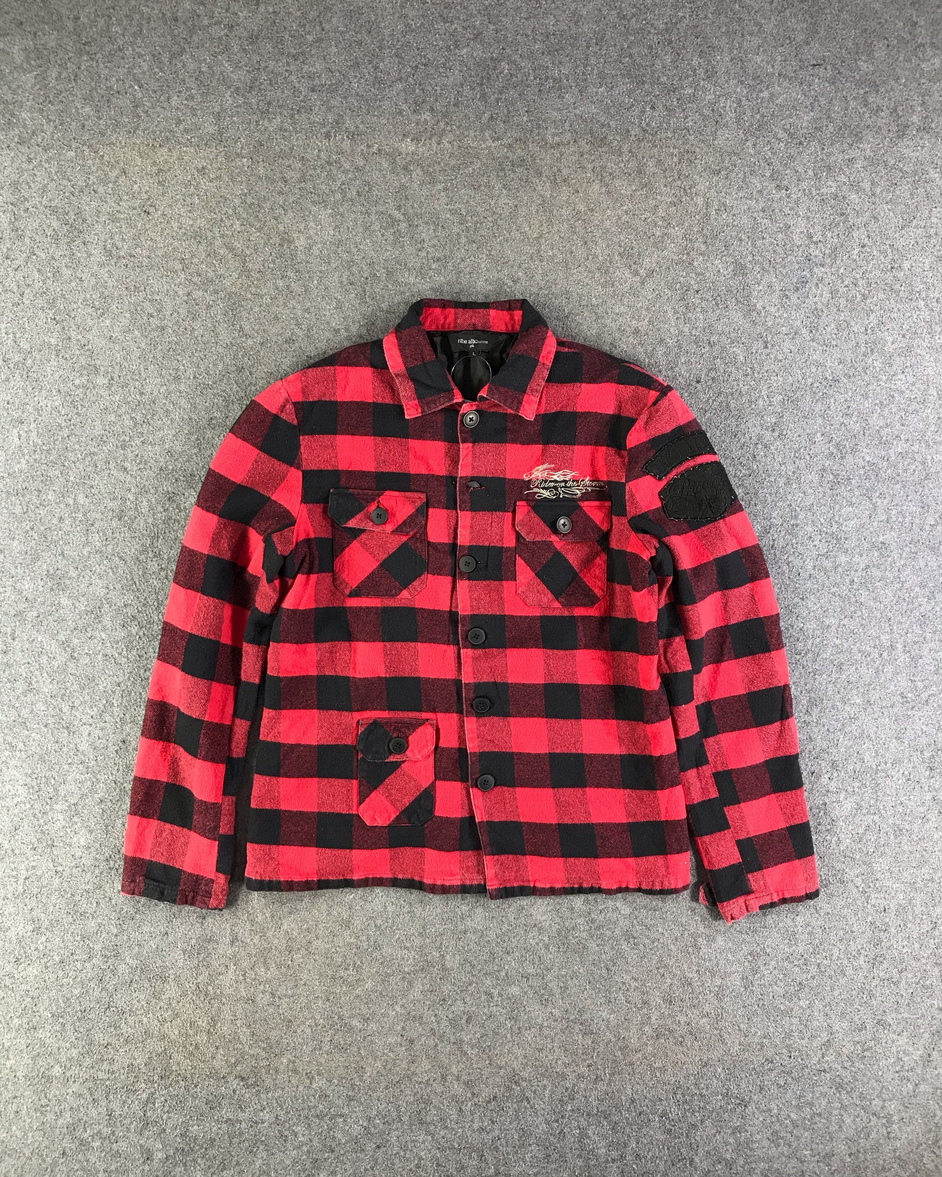 In The Attic In The Attic Button Up Plaid Jacket -JC314 Size US L / EU 52-54 / 3 - 1 Thumbnail