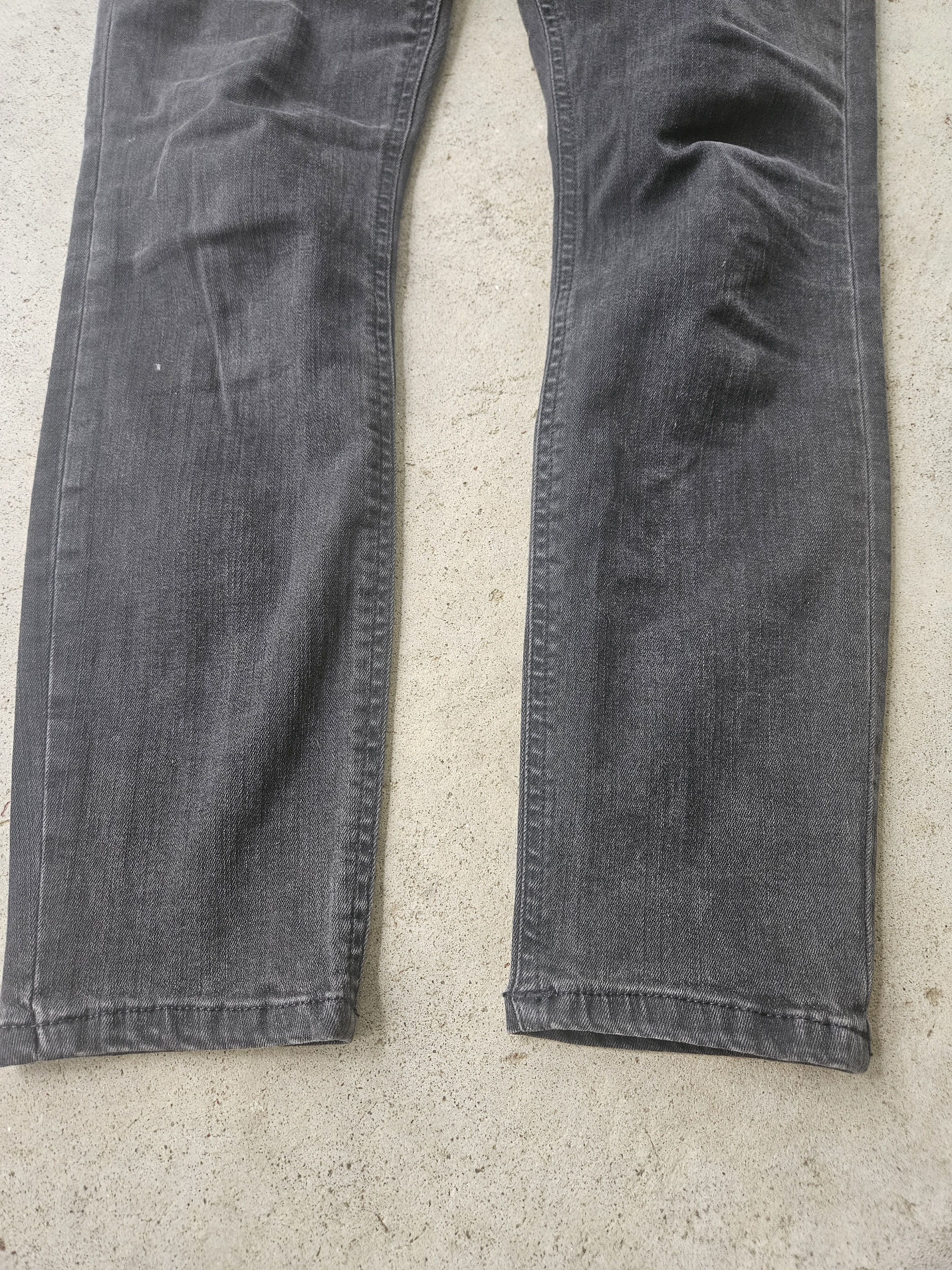 Acne Studios Skin 5 Used Black Skinny Denim Jeans Size US 27 - 4 Thumbnail