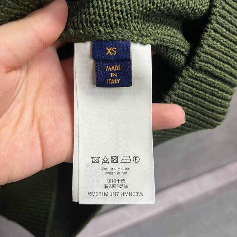 Louis Vuitton Louis Vuitton Olive geometric intarsia lapel single-breaste Size US XS / EU 42 / 0 - 4 Thumbnail