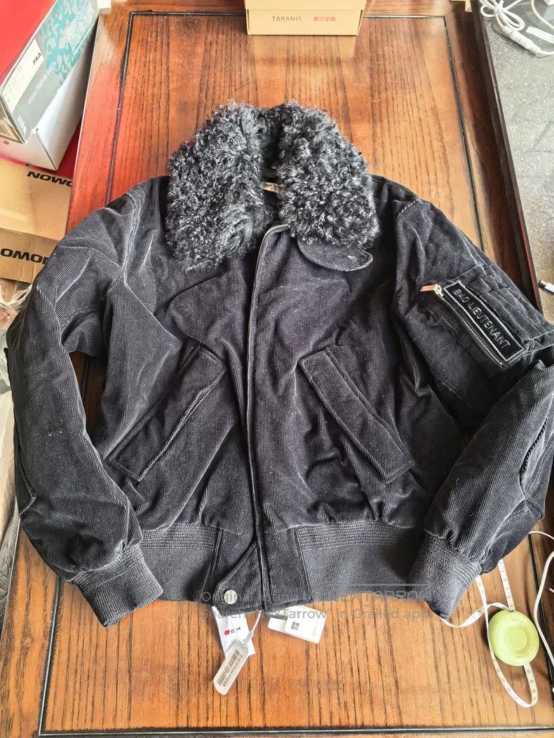 Saint Laurent Paris Saint Laurent Paris Leather Pilot Jacket with Fur Collar i Size US S / EU 44-46 / 1 - 1 Thumbnail