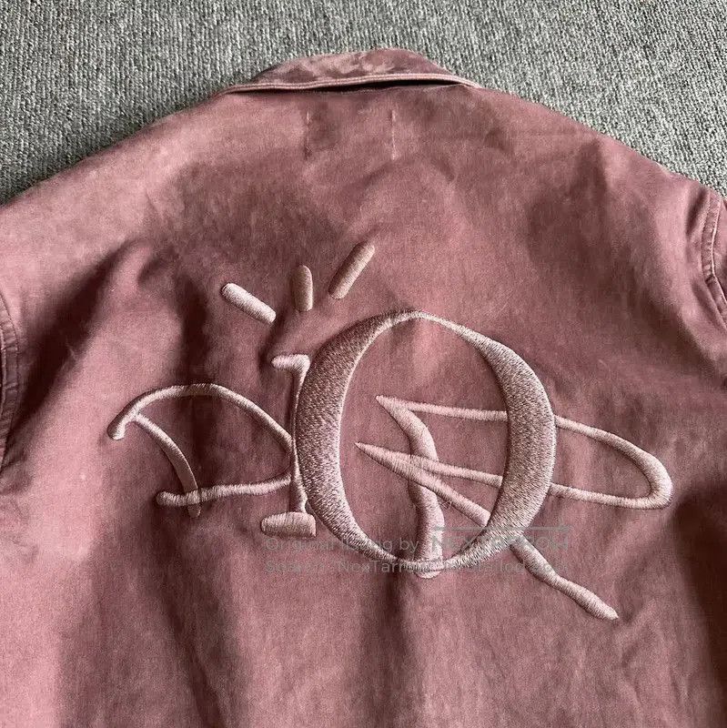 Other Dior Men's Long Sleeve Embroidered Coral Shirt . Size US M / EU 48-50 / 2 - 4 Thumbnail
