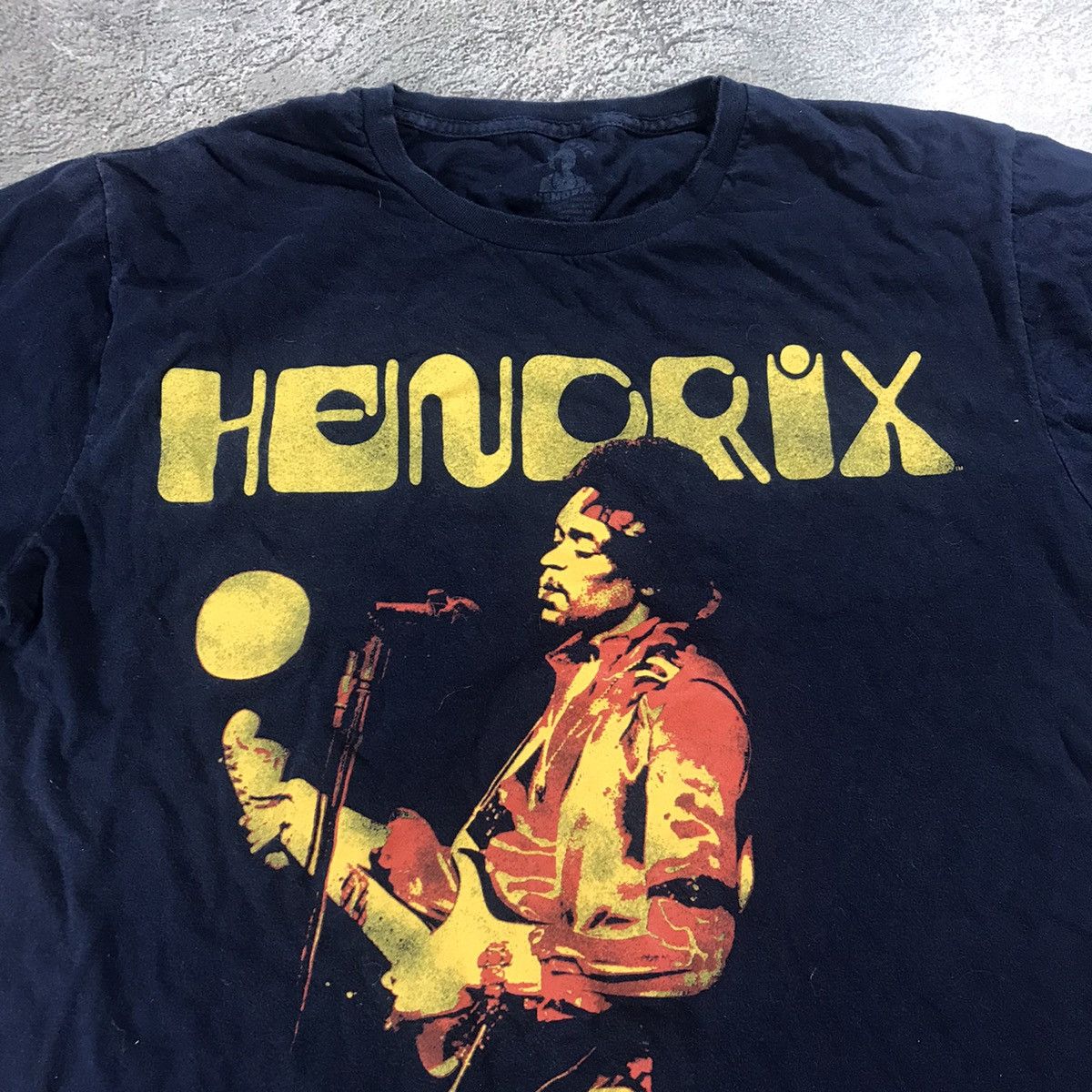 Vintage Vintage 90s Hendrix Graphic Tee Sun Faded Band Tee Grunge S Size US S / EU 44-46 / 1 - 2 Thumbnail