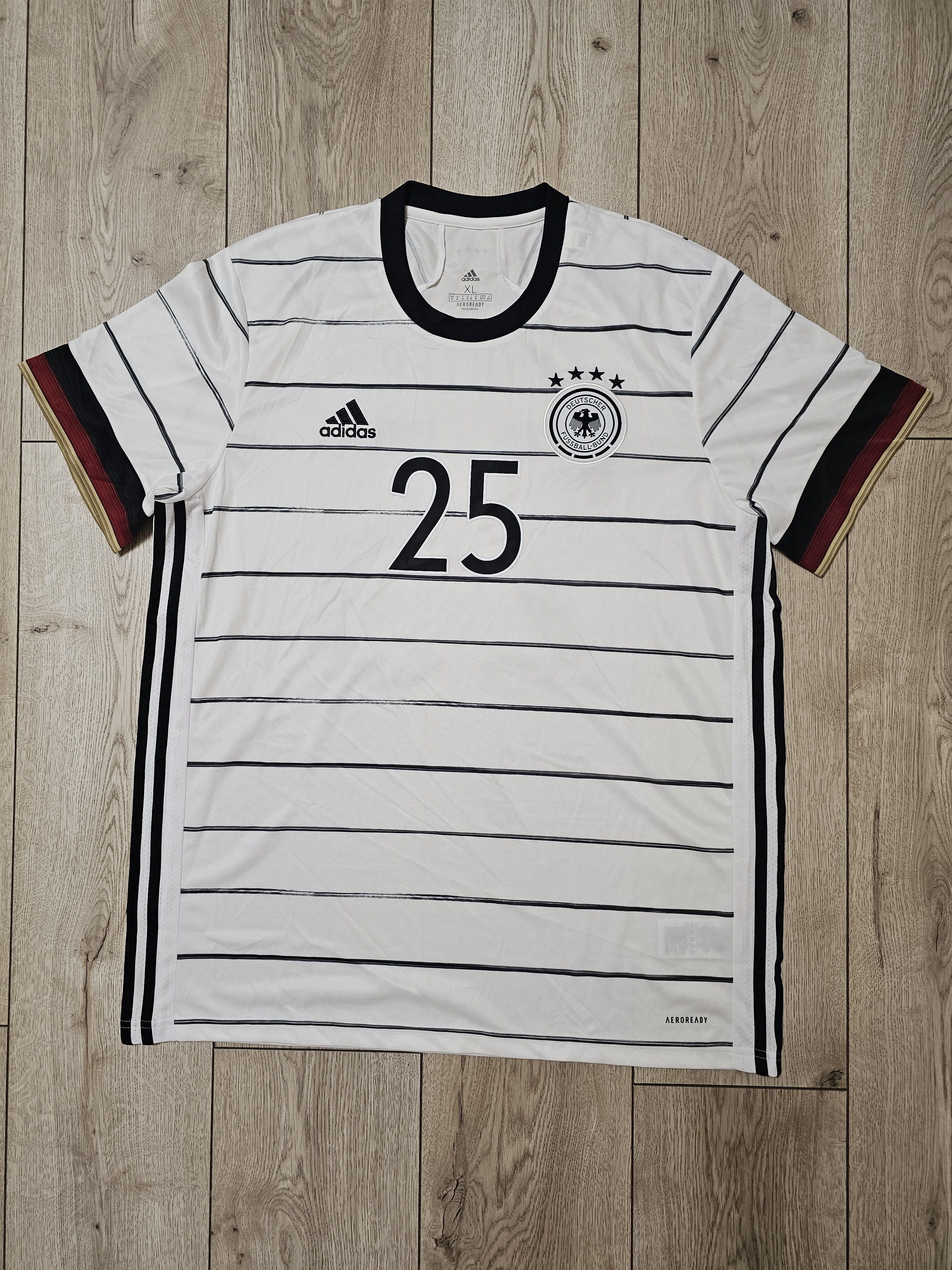 Adidas × All Sport GERMANY 2019 2021 HOME MULLER FOOTBALL SHIRT SOCCER JERSEY Size US XL / EU 56 / 4 - 2 Thumbnail