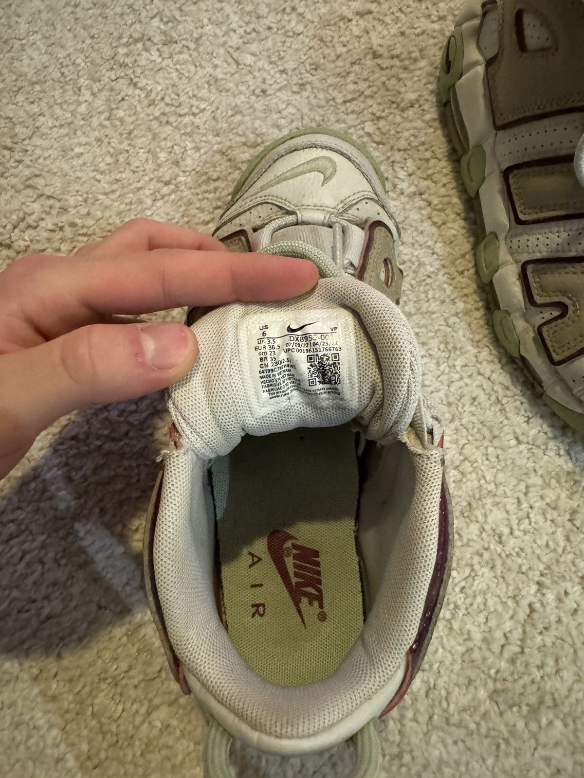 Nike Nike Up-Tempo Size US 6.5 / IT 36.5 - 6 Thumbnail