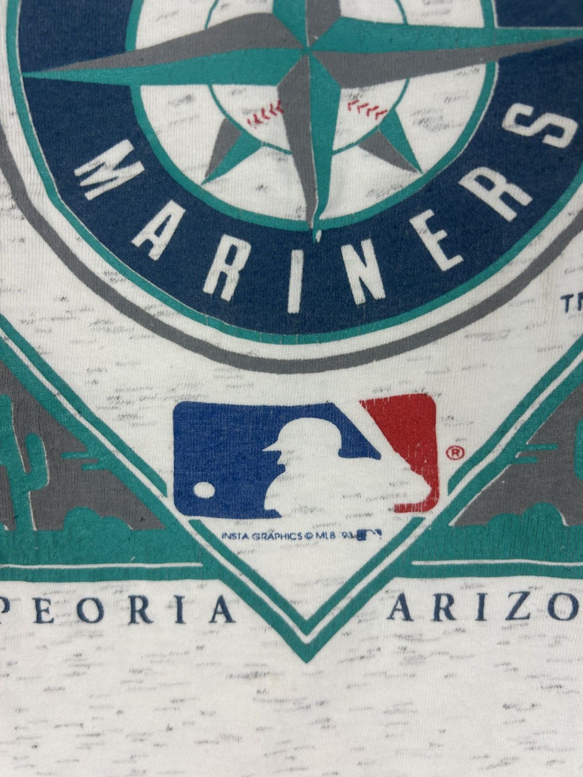 MLB × Vintage Vintage 90s Seattle Mariners Cactus League T-Shirt 1993/MLB Size US L / EU 52-54 / 3 - 5 Thumbnail