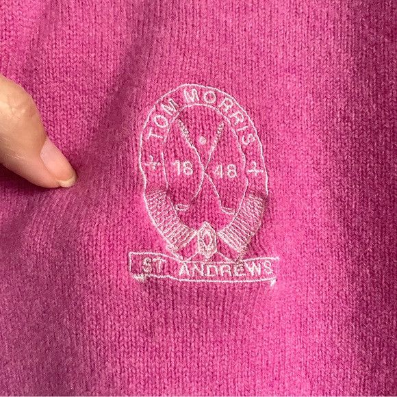 Other Tom Morris St Andrew's ¼ Zip Wool Sweater - Small 🇬🇧 Size S / US 4 / IT 40 - 4 Thumbnail
