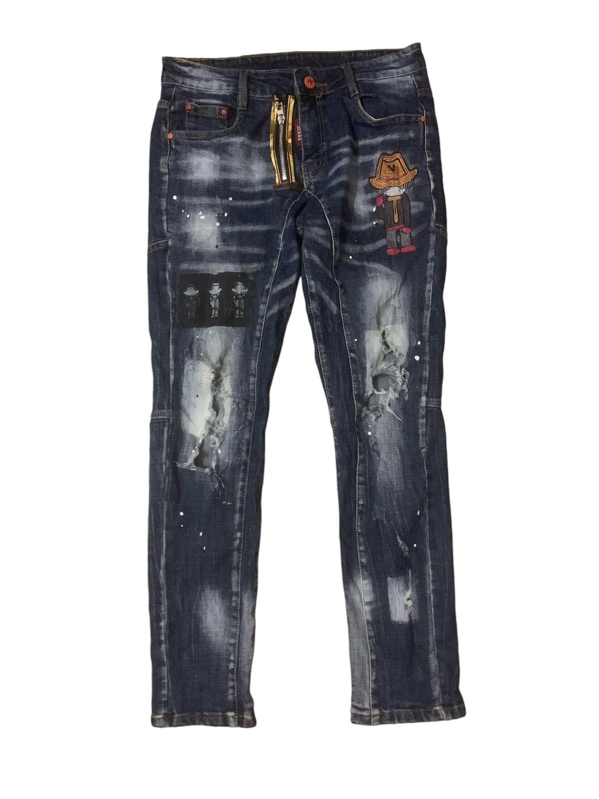 Dsq2 Caten Twin Brothers Flare Denim Jeans