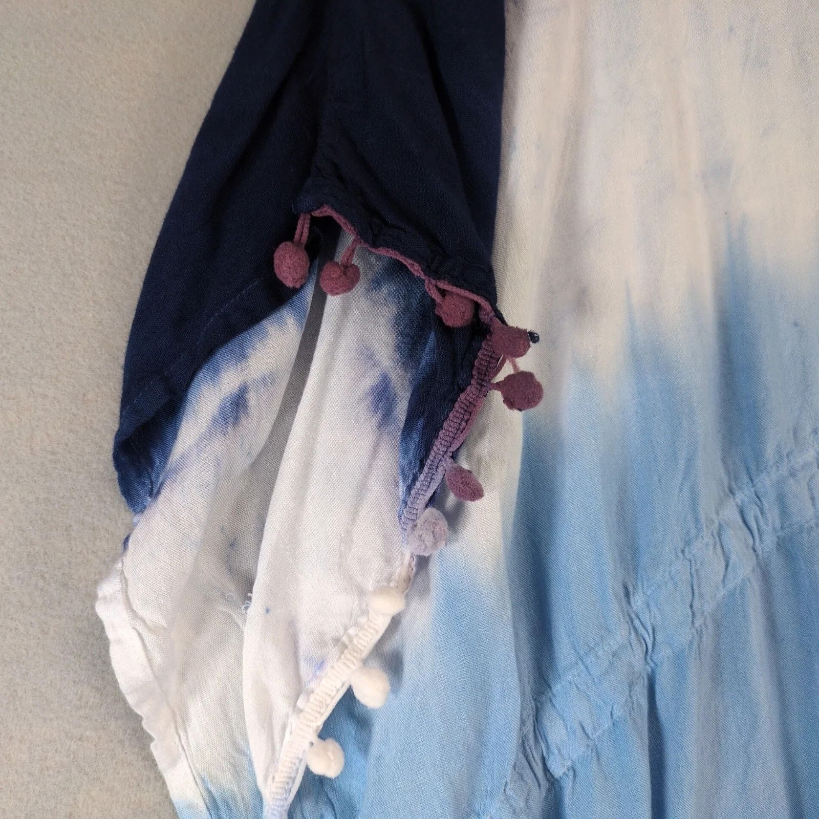 Other Emily Stacy Blue Tie Dye Coverall Tunic Top Women's OSFA Size ONE SIZE - 10 Thumbnail