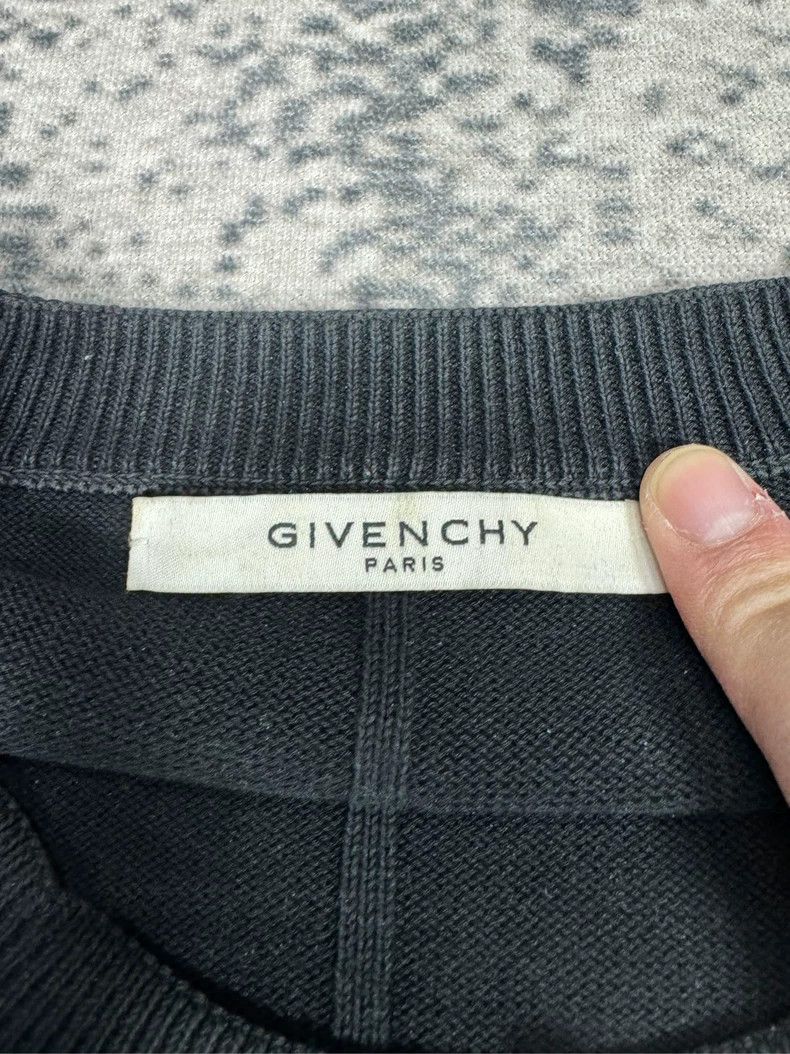 Givenchy Givenchy Five-Star Embroidered Striped Knitted Hoodie Size US L / EU 52-54 / 3 - 3 Thumbnail