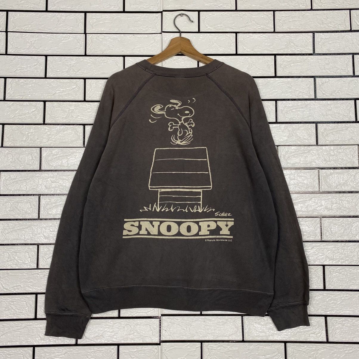 Japanese Brand 📌Vintage Sweatshirt UT Peanuts Big Logo Size US M / EU 48-50 / 2 - 9 Thumbnail