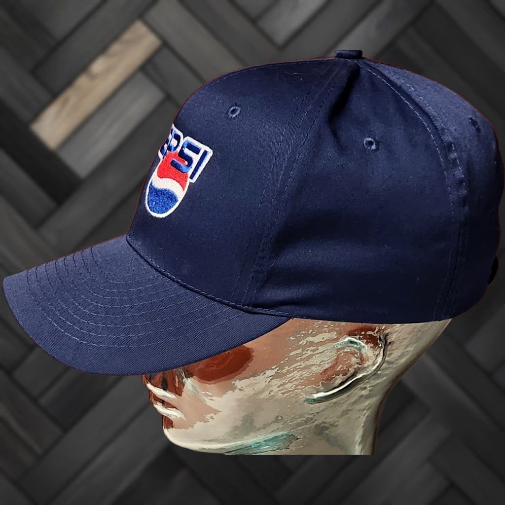 Vintage VINTAGE Nissin Pepsi Cola Snapback Hat Blue Embroidered Logo Adjustable VTG Mens Baseball Cap Size ONE SIZE - 1 Thumbnail