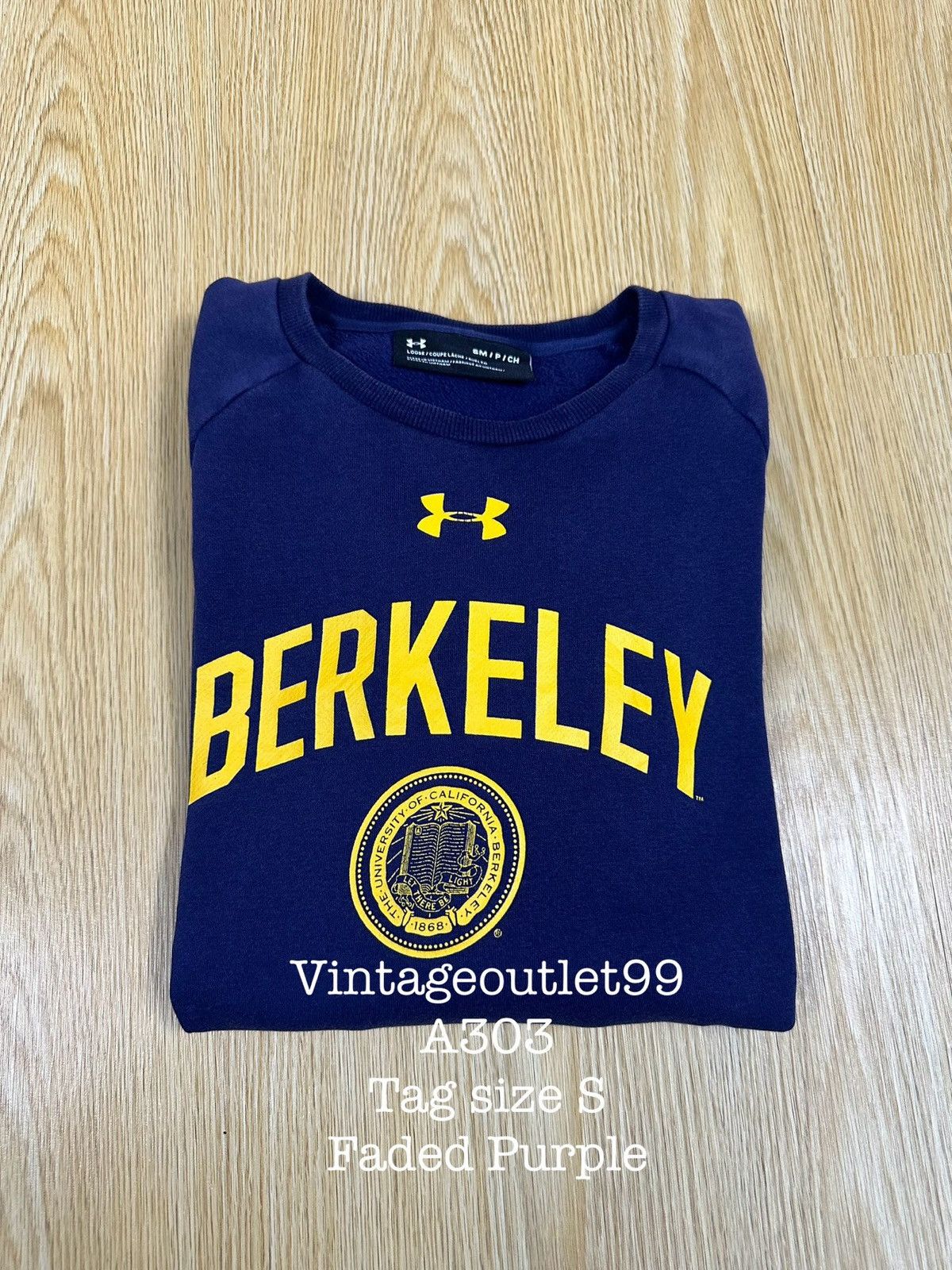 Under Armour Under Armour University of California Berkeley Crewneck A303 Size US S / EU 44-46 / 1 - 9 Thumbnail