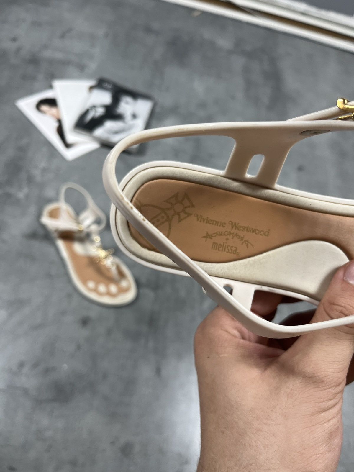 Vivienne Westwood VIVIENNE WESTWOOD Anglomania Melissa Flip Flop Sandal Size US 6 / EU 39 - 3 Thumbnail
