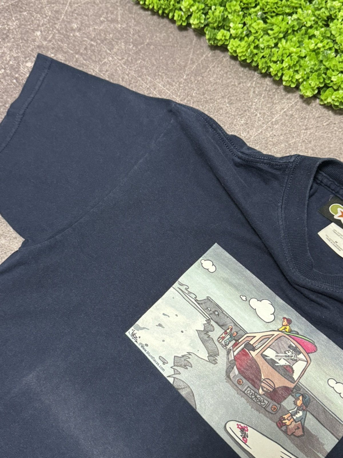Vintage Blunt flavas skateboarding vintage 90s T-shirt Size US M / EU 48-50 / 2 - 4 Thumbnail