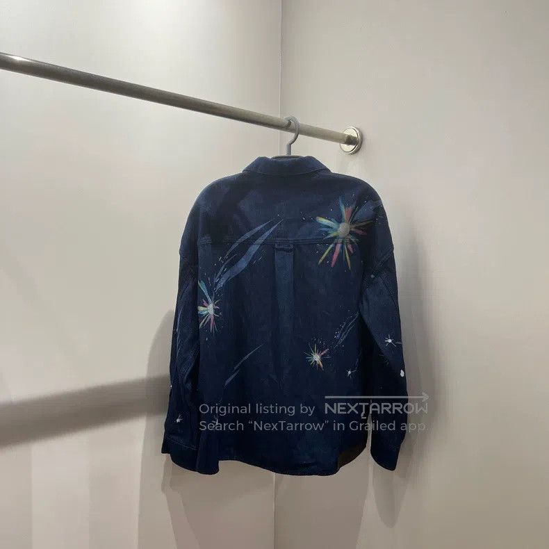 Loewe Loewe Collaboration Print Denim Long Sleeve Shirt Size XXS / US 00 / IT 34 - 2 Thumbnail