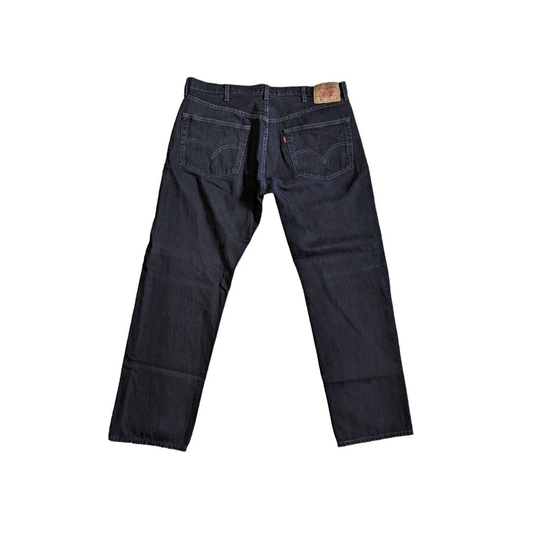 Levi's × Levi's Vintage Clothing × Vintage Vintage Y2K Levi 501 Jeans Black Faded Colombia Button Fly Size US 40 / EU 56 - 2 Thumbnail