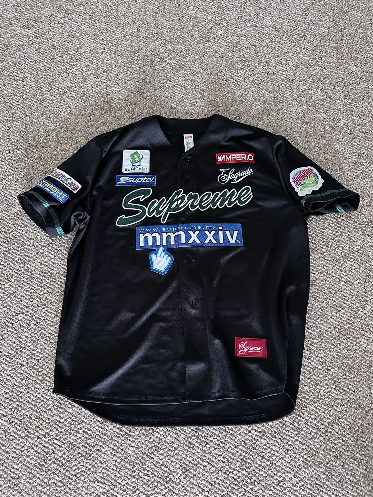 Supreme Supreme Chosen One Baseball Jersey Large | Grailed