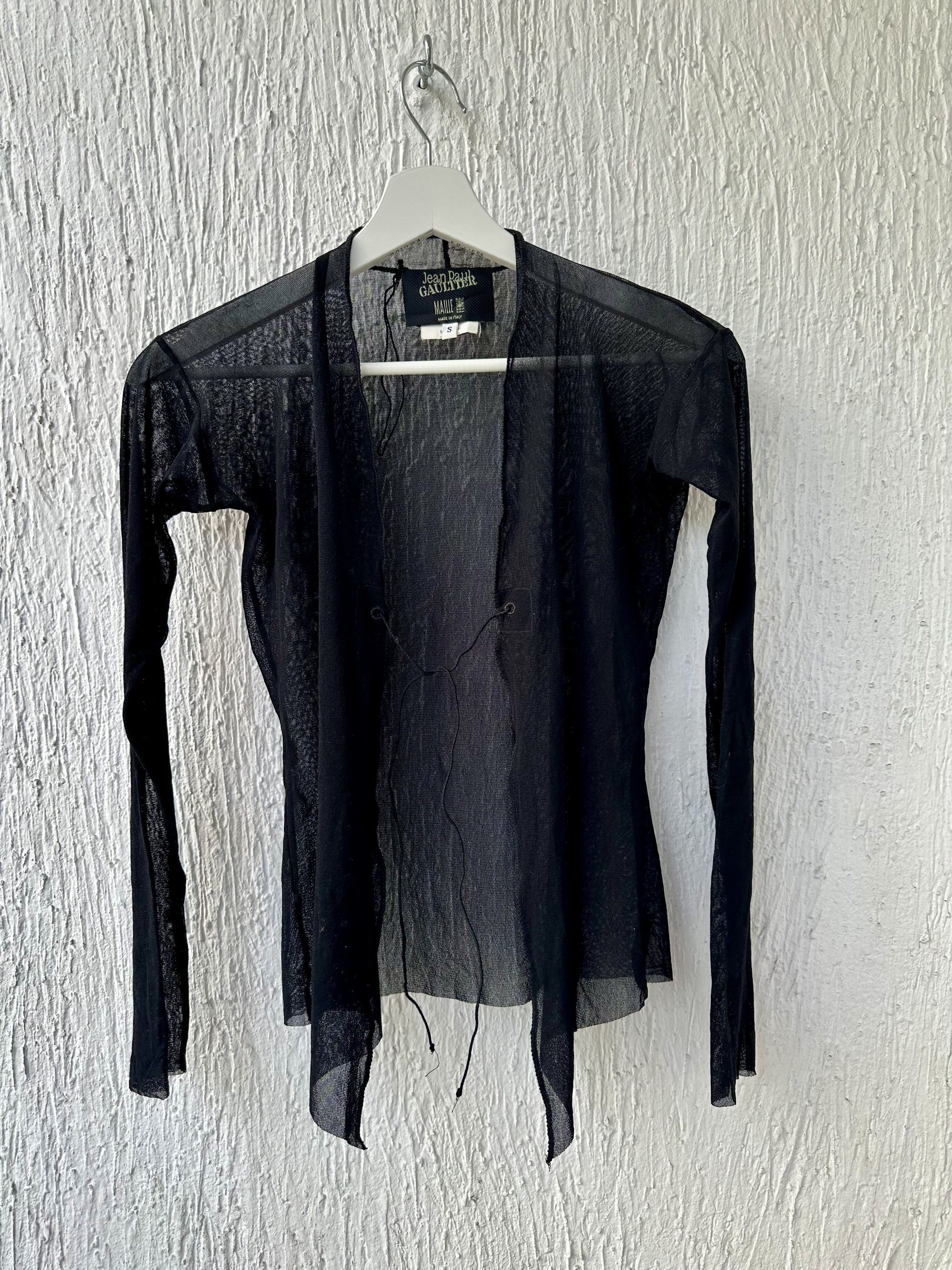 Jean Paul Gaultier black mesh bolero Size S / US 4 / IT 40 - 1 Thumbnail