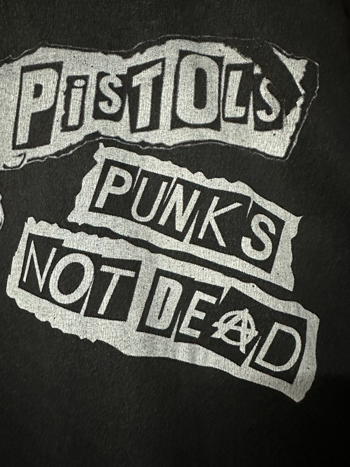Band Tees Vintage Sex Pistols Punk Not Dead Sun Faded Tee Size US XL / EU 56 / 4 - 12 Thumbnail