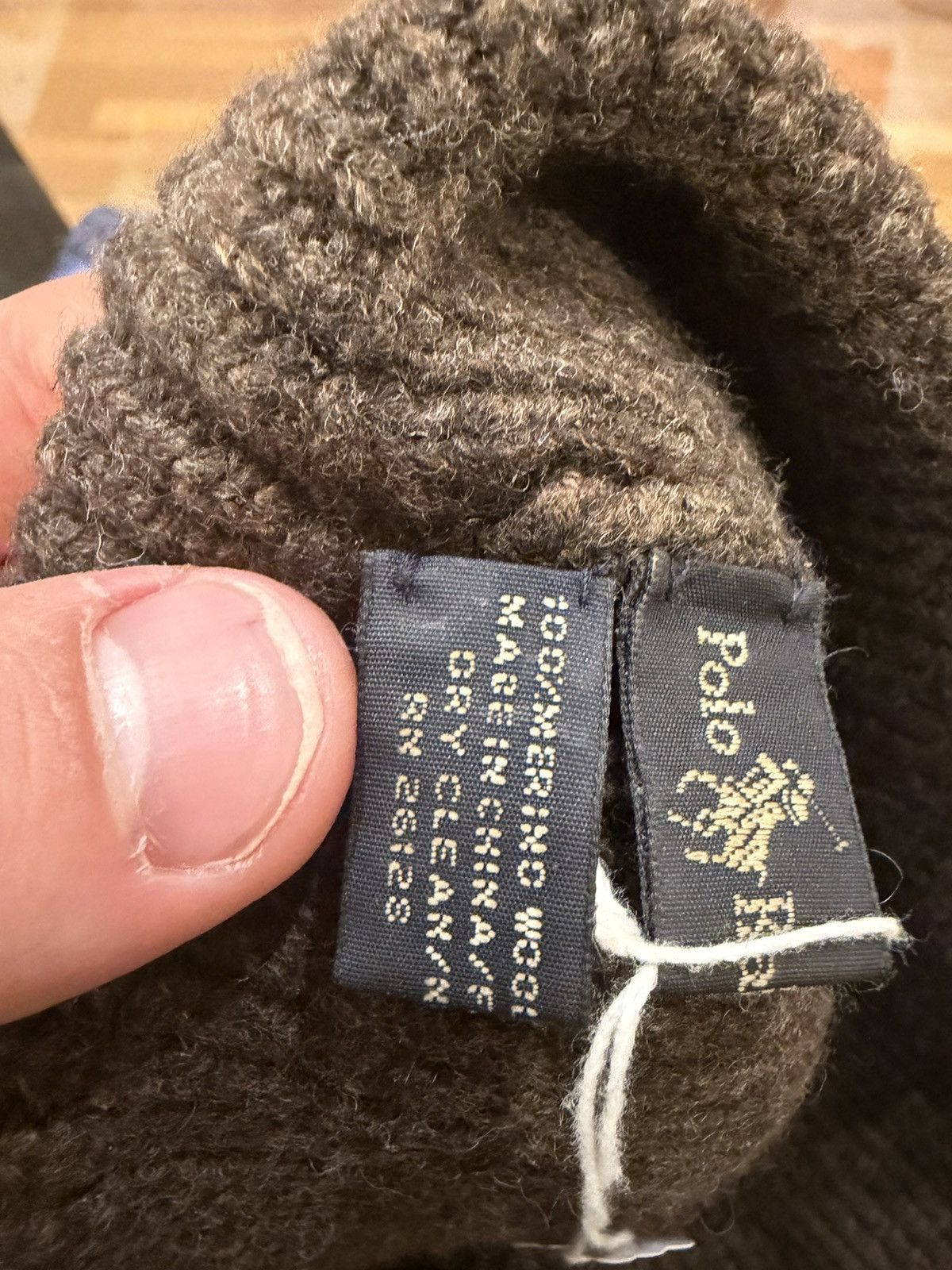 Polo Ralph Lauren Polo Ralph Lauren Wool Beanie - Grey Size ONE SIZE - 4 Thumbnail