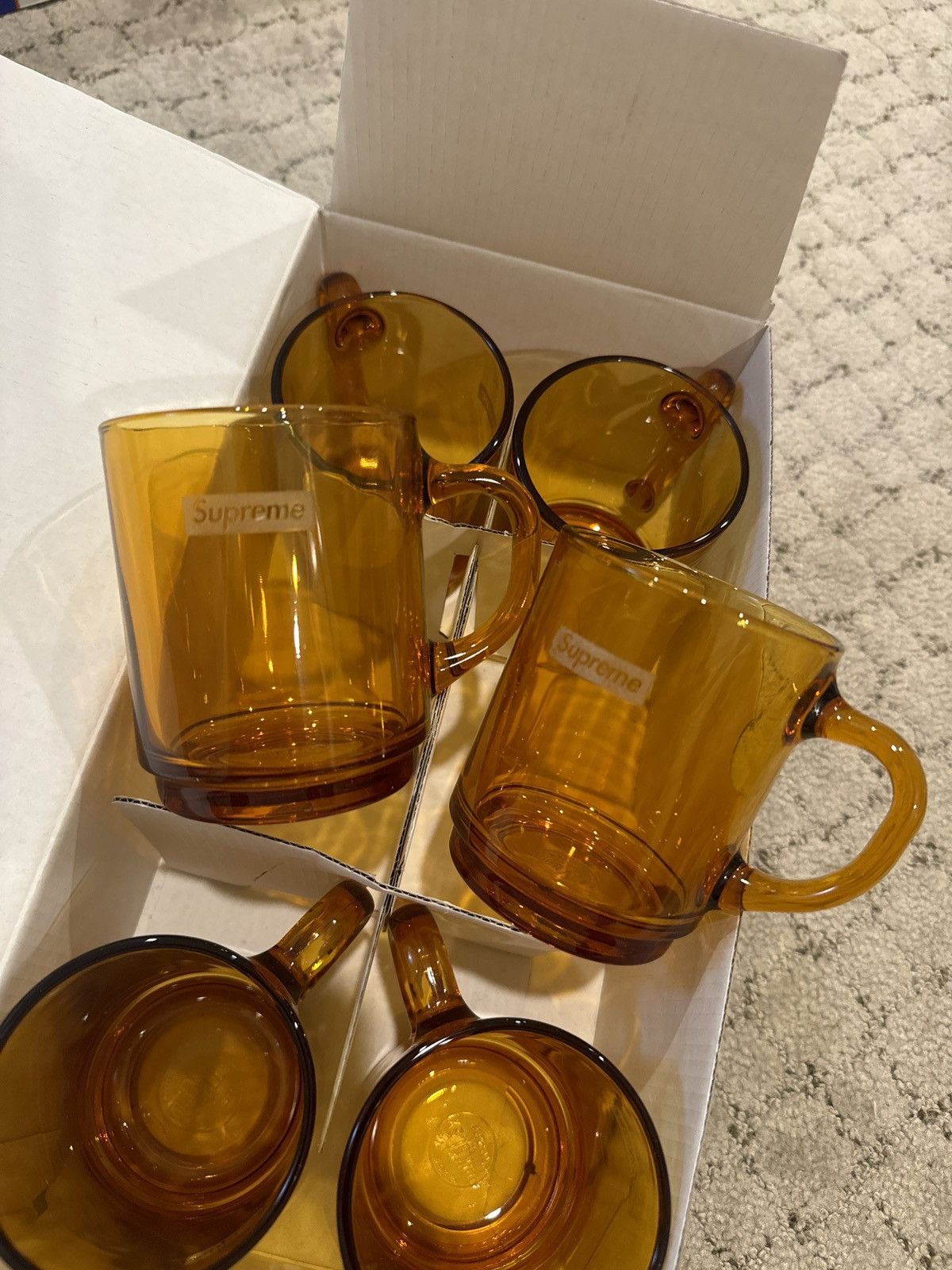 Supreme Supreme Duralex Versailles small cups set Size ONE SIZE - 4 Thumbnail