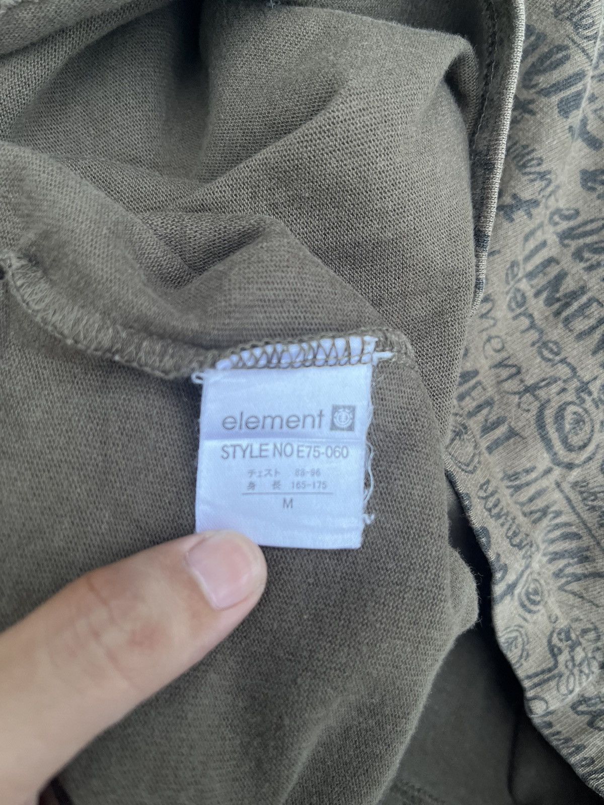 Element × Vintage Y2K Element All Over Print Longsleeve Tee Size US M / EU 48-50 / 2 - 6 Thumbnail