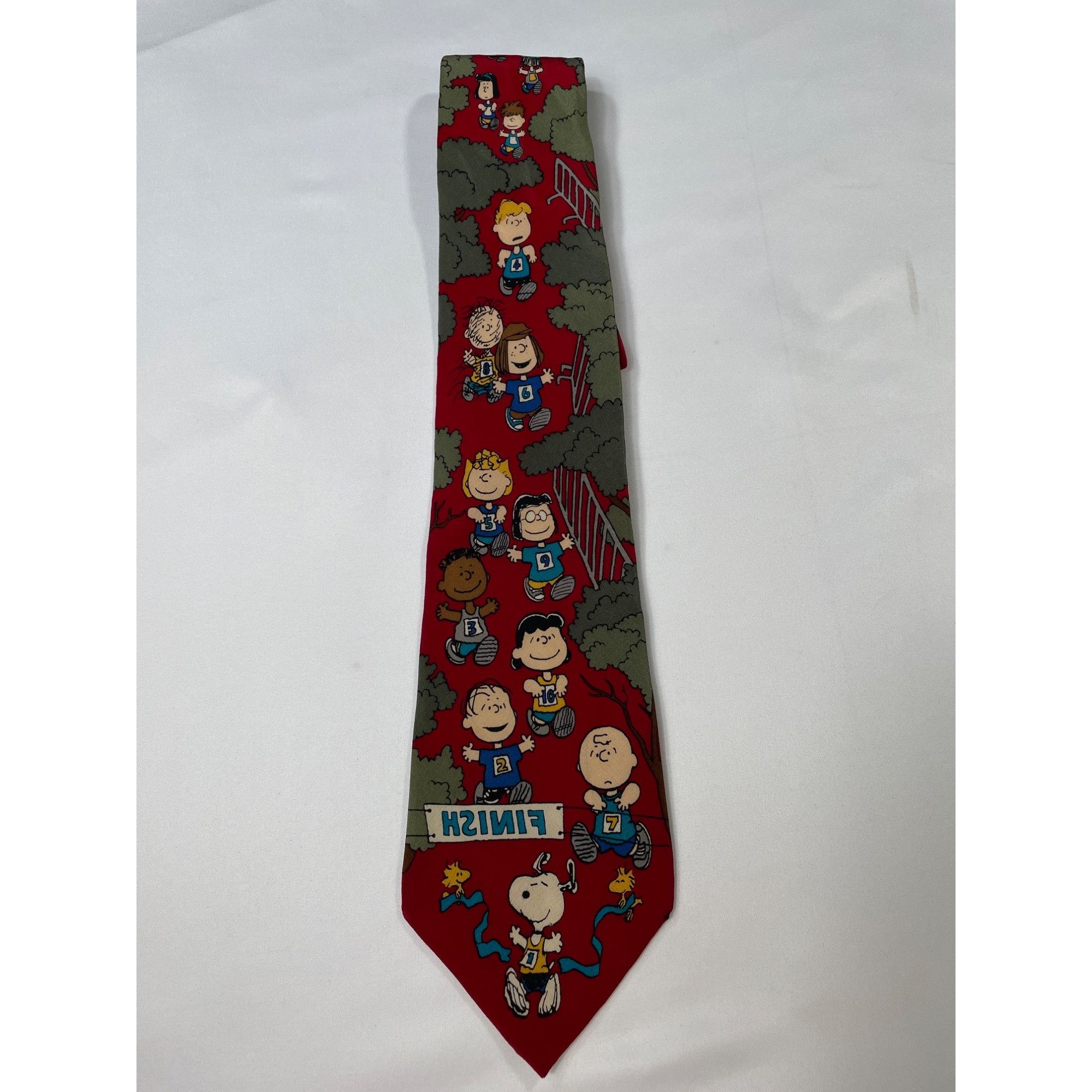 Peanuts Peanuts Cartoon Red Mens Silk Tie SKU 7637 Size ONE SIZE - 1 Thumbnail