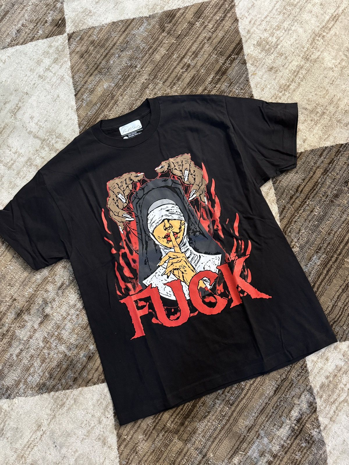 Vintage Fuck tee Size US XXL / EU 58 / 5 - 1 Thumbnail
