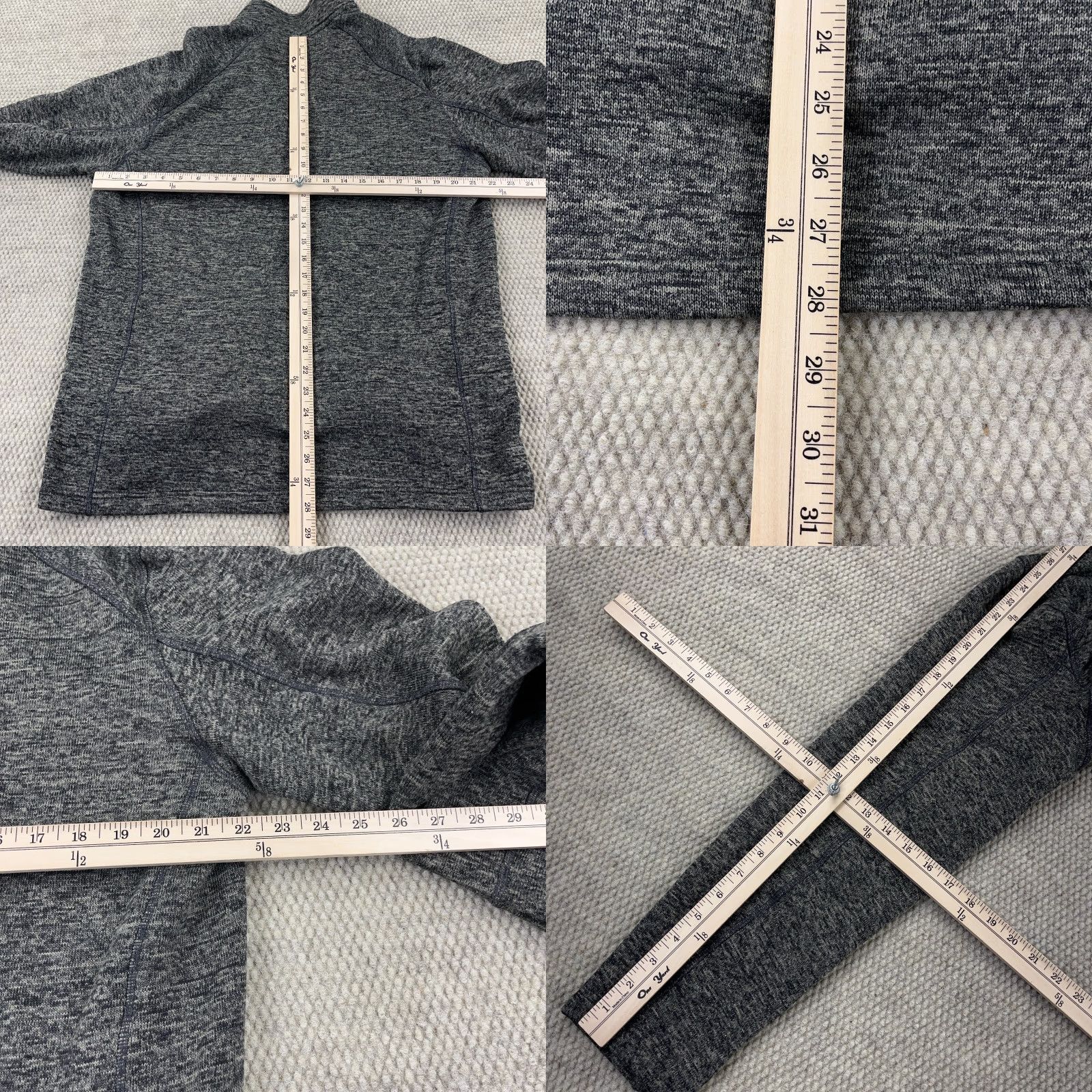 Eddie Bauer Eddie Bauer Sweater Men XL Gray Heather Pullover Quarter Zip Fleece Jacket A87 Size US XL / EU 56 / 4 - 8 Thumbnail