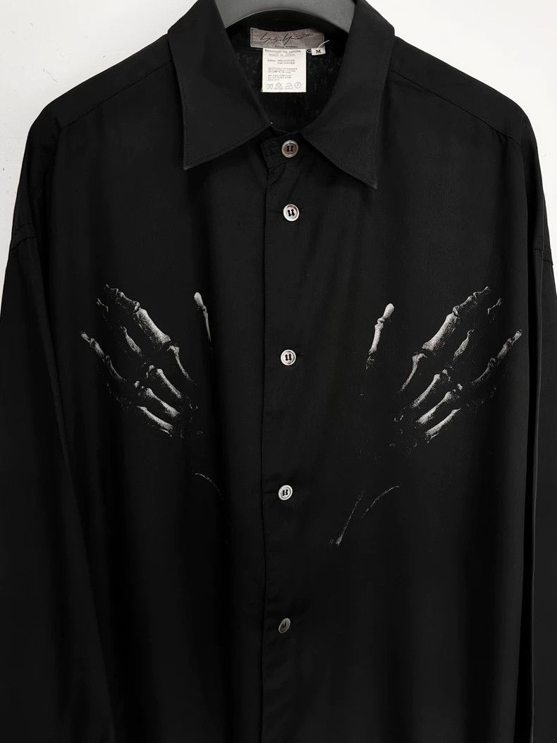 Yohji Yamamoto Yohji Yamamoto 94aw Puppet Age Skeleton Shirt 2505-Nextarro Size US M / EU 48-50 / 2 - 4 Thumbnail