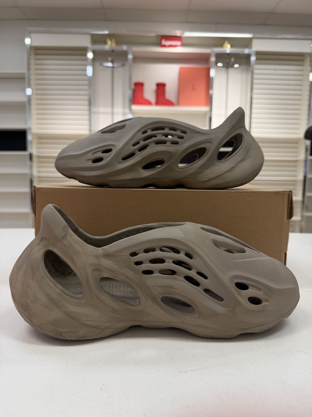 Yeezy Adidas Yeezy Foam Runner 'Stone Sage' -LIGHTLY WORN WITH BOX Size US 10 / EU 43 - 2 Thumbnail
